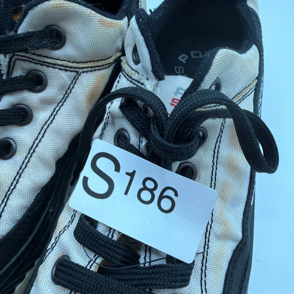 Ralph‎ Lauren Polo Sport Sneakers Mens 11 White Extreme Made in Italy Vintage